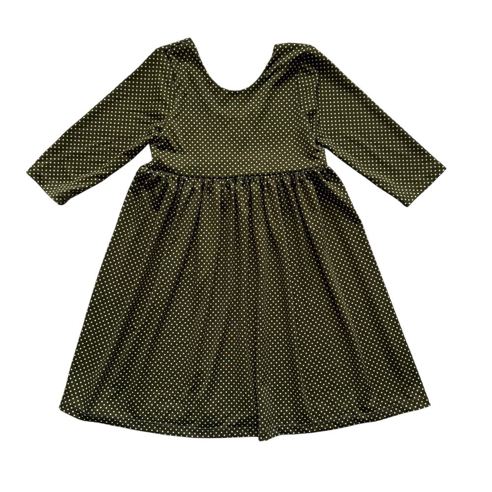 Peyper Kids Green Polka Dot Dress Size 6